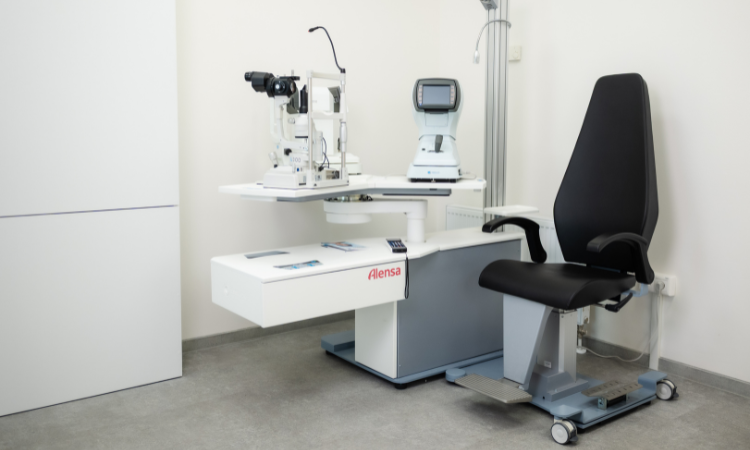 Interiér optiky Praha Budějovická