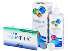 Air Optix for Astigmatism (6 Linsen) + Gelone 360ml