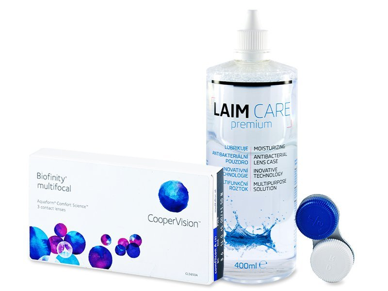 Biofinity Multifocal (6 Linsen) + Laim-Care 400 ml