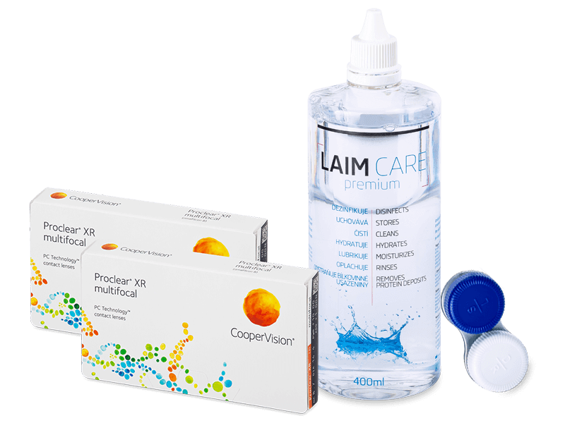 Proclear Multifocal XR  (2x3 Linsen) +  Laim-Care 400ml