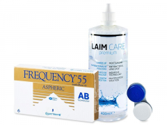 Frequency 55 Aspheric (6 Linsen) + Laim-Care 400ml