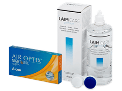 Air Optix Night and Day Aqua (6 Linsen) + Laim Care 400 ml