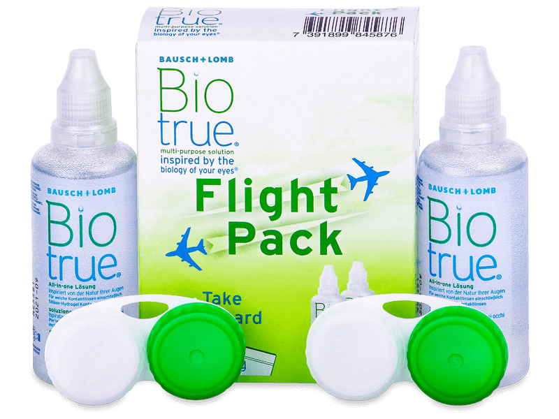 Biotrue 2 x 60 ml Flight Pack