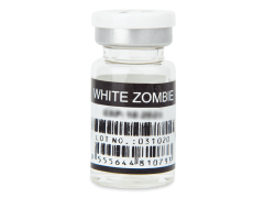 ColourVUE Crazy Lens - White Zombie - ohne Stärke (2 Linsen)