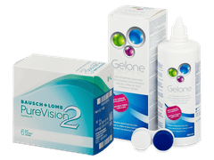 Purevision 2 (6 Linsen) + Gelone 360 ml