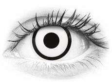 ColourVUE Crazy Lens - White Zombie - mit Stärke (2 Linsen)