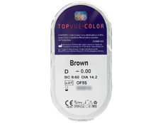 TopVue Color - Brown - ohne Stärke (2 Linsen)