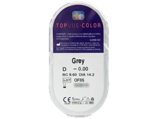 TopVue Color - Grey - ohne Stärke (2 Linsen)