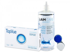 TopVue Monthly (6 Linsen) + Laim-Care 400 ml