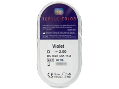 TopVue Color - Violet - ohne Stärke (2 Linsen)