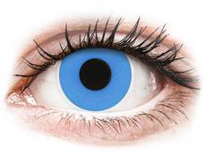 ColourVUE Crazy Lens - Sky Blue - Tageslinsen ohne Stärke (2 Linsen)
