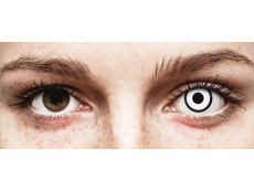 ColourVUE Crazy Lens - White Zombie - Tageslinsen ohne Stärke (2 Linsen)