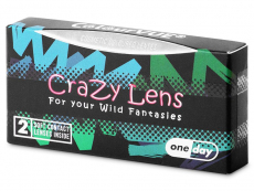 ColourVUE Crazy Lens - White Zombie - Tageslinsen ohne Stärke (2 Linsen)