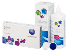 Biofinity Toric (6 Linsen) + Gelone 360 ml