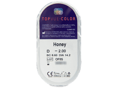 TopVue Color - Honey - mit Stärke (2 Linsen)