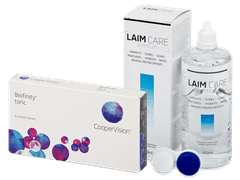 Biofinity Toric (6 Linsen) + Laim Care 400 ml