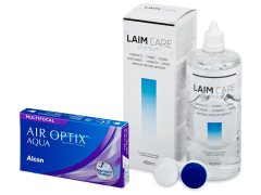 Air Optix Aqua Multifocal (6 Linsen) +  Laim Care 400 ml