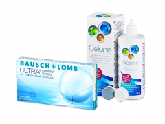 Bausch + Lomb ULTRA (3 Linsen) + Gelone 360 ml