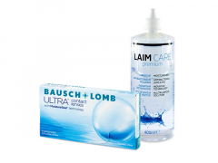 Bausch + Lomb ULTRA (6 Linsen) + Laim-Care 400 ml