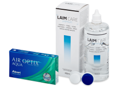 Air Optix Aqua (6 Linsen) + Laim Care 400 ml