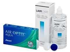 Air Optix Aqua (6 Linsen) + Laim Care 400 ml