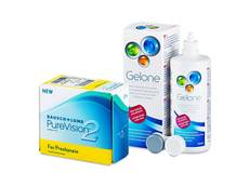 PureVision 2 for Presbyopia (6 Linsen) + Gelone 360 ml