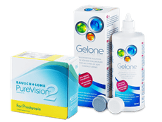 PureVision 2 for Presbyopia (6 Linsen) + Gelone 360 ml