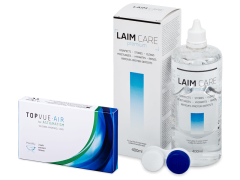 TopVue Air for Astigmatism (3 Linsen) + Laim-Care 400 ml