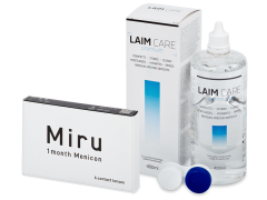 Miru (6 lenses) + Laim-Care Solution 400 ml