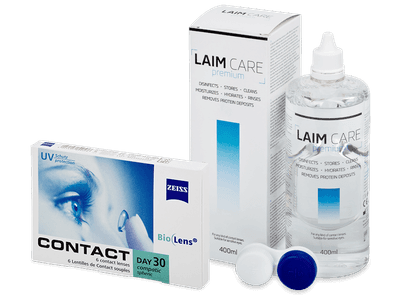 Carl Zeiss Contact Day 30 Compatic (6 Linsen) + Laim Care 400 ml