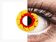 ColourVUE Crazy Lens - Reignfire - Tageslinsen ohne Stärke (2 Linsen)