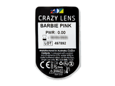 CRAZY LENS - Barbie Pink - Tageslinsen ohne Stärke (2 Linsen)