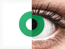 CRAZY LENS - Emerald Green - Tageslinsen ohne Stärke (2 Linsen)