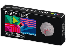 CRAZY LENS - Graffiti - Tageslinsen mit Stärke (2 Linsen)