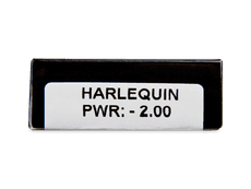 CRAZY LENS - Harlequin - Tageslinsen mit Stärke (2 Linsen)
