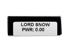 CRAZY LENS - Lord Snow - Tageslinsen ohne Stärke (2 Linsen)
