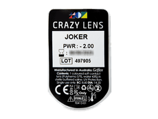 CRAZY LENS - Joker - Tageslinsen mit Stärke (2 Linsen)