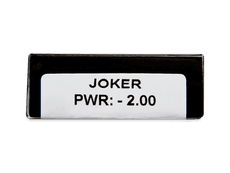 CRAZY LENS - Joker - Tageslinsen mit Stärke (2 Linsen)