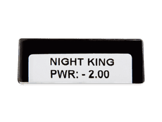 CRAZY LENS - Night King - Tageslinsen mit Stärke (2 Linsen)