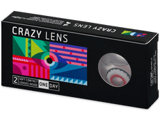 CRAZY LENS - Mad Clown - Tageslinsen ohne Stärke (2 Linsen)