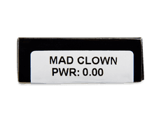 CRAZY LENS - Mad Clown - Tageslinsen ohne Stärke (2 Linsen)