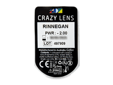 CRAZY LENS - Rinnegan - Tageslinsen mit Stärke (2 Linsen)