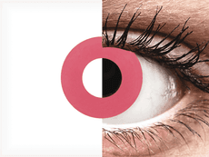 CRAZY LENS - Solid Rose - Tageslinsen ohne Stärke (2 Linsen)