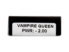 CRAZY LENS - Vampire Queen - Tageslinsen mit Stärke (2 Linsen)