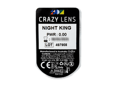 CRAZY LENS - Night King - Tageslinsen ohne Stärke (2 Linsen)