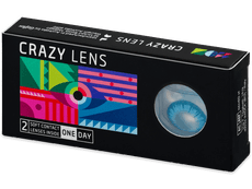 CRAZY LENS - White Walker - Tageslinsen mit Stärke (2 Linsen)