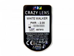 CRAZY LENS - White Walker - Tageslinsen mit Stärke (2 Linsen)