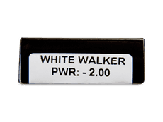 CRAZY LENS - White Walker - Tageslinsen mit Stärke (2 Linsen)