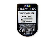 CRAZY LENS - White Walker - Tageslinsen ohne Stärke (2 Linsen)