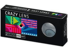 CRAZY LENS - Zombie Virus - Tageslinsen ohne Stärke (2 Linsen)
